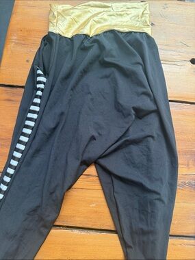 Kids Dance Harem Pants with Gold Waistband